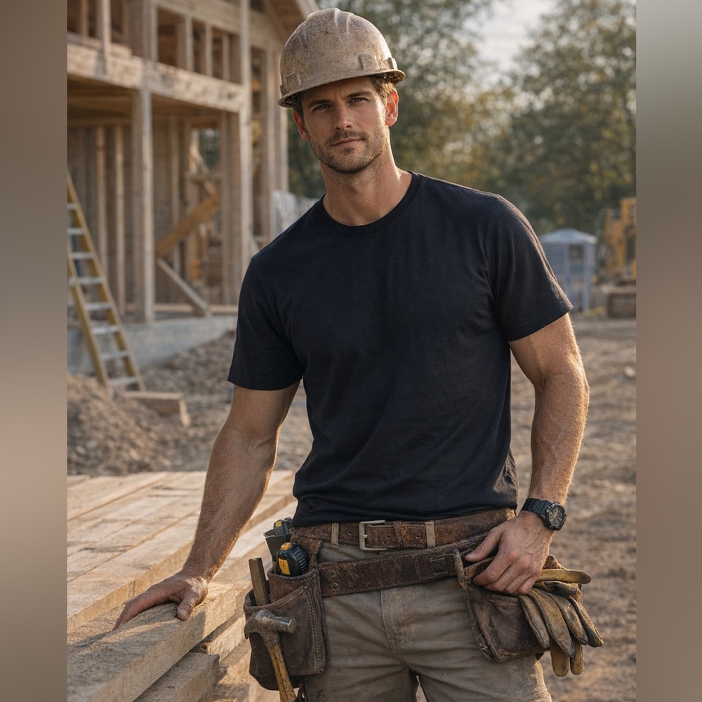 HOD Brand Classic Black Short Sleeve Men's Tee XXL NWT